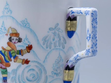 Сервиз чайный форма Гербовая рисунок Зимние забавы, 4 персоны 10 предметов арт. 81.20899.00.1 Сервиз чайный форма Гербовая рисунок Зимние забавы, 4 персоны 10 предметов арт. 81.20899.00.1