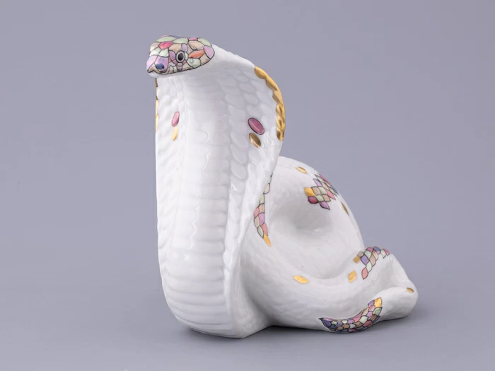 Скульптура форма Кобра, большой размер, в подарочной упаковке, рисунок Мудрость, арт. 81.32810.00.1, 