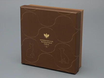 Миска для домашних животных в подарочной упаковке, рисунок Бельведер, арт 81.34253.00.1