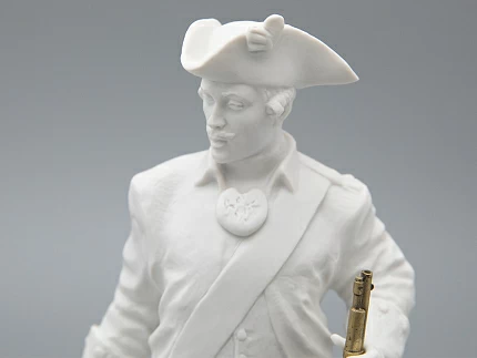 Скульптура Мушкетер эпохи Елизаветы Петровны, в подарочной упаковке, рисунок Белый бисквит, арт 81.31944.00.1