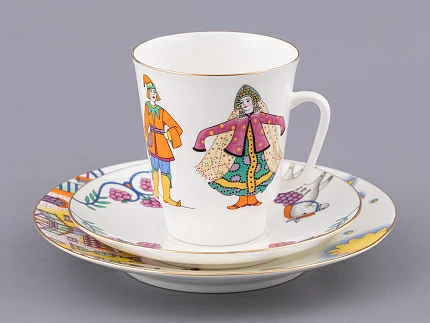 Трехпредметный комплект форма Майская рисунок Конек-горбунок арт. 81.24965.00.1