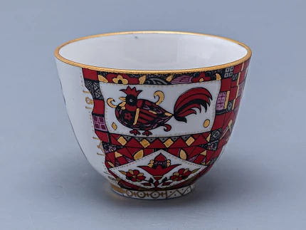 Чашка с блюдцем чайная 250 мл форма Весенняя рисунок Красный конь арт. 81.15308.00.1 Чашка с блюдцем чайная 250 мл форма Весенняя рисунок Красный конь арт. 81.15308.00.1