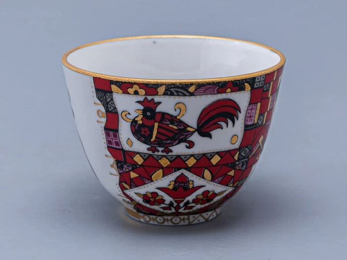 Чашка с блюдцем чайная 250 мл форма Весенняя рисунок Красный конь арт. 81.15308.00.1, 