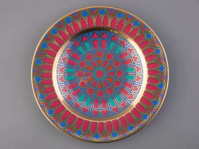 Тарелка декоративная 270 мм Европейская, в подарочной упаковке, рисунок Готическая 5 арт. 81.27132.00.1, 