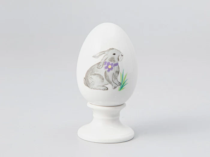 Яйцо пасхальное на подставке форма Нева рисунок Лапушка, арт. 80.98853.00.1, 