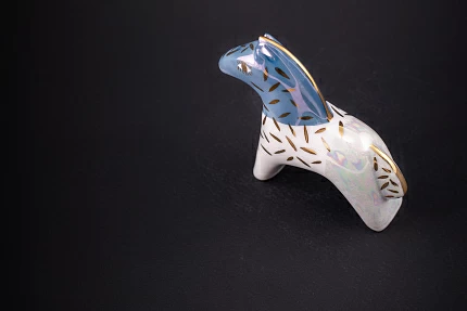 Скульптура на форме Лошадь, Ментоловый лед, арт 62.21210.00.1