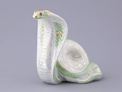 Скульптура форма Кобра в подарочной упаковке, большой размер, рисунок Зеленая кобра, арт. 81.32809.00.1 Скульптура форма Кобра в подарочной упаковке, большой размер, рисунок Зеленая кобра, арт. 81.32809.00.1