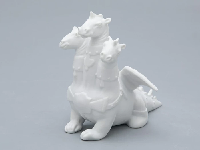 Скульптура Змей-Горыныч Белый арт. 82.72280.00.1, 