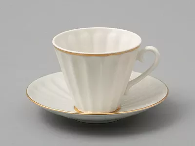 Чашка с блюдцем чайная 235 мл форма Лучистая рисунок Белоснежка арт. 81.14514.00.1