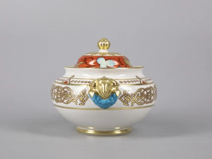 Сервиз чайный форма Александр III рисунок Русский, 6 персон 15 предметов арт. 81.30144.00.1,  Сервиз чайный форма Александр III рисунок Русский, 6 персон 15 предметов арт. 81.30144.00.1,