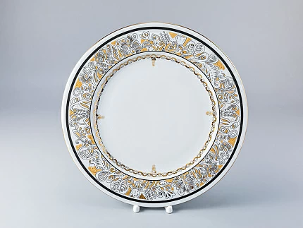 Тарелка 320 мм форма Европейская-2 рисунок Русский модерн арт. 80.84550.00.1 Тарелка 320 мм форма Европейская-2 рисунок Русский модерн арт. 80.84550.00.1
