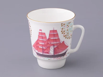 Чашка с блюдцем форма Майская рисунок Волшебная ночь арт. 81.27381.00.5 Чашка с блюдцем форма Майская рисунок Волшебная ночь арт. 81.27381.00.5