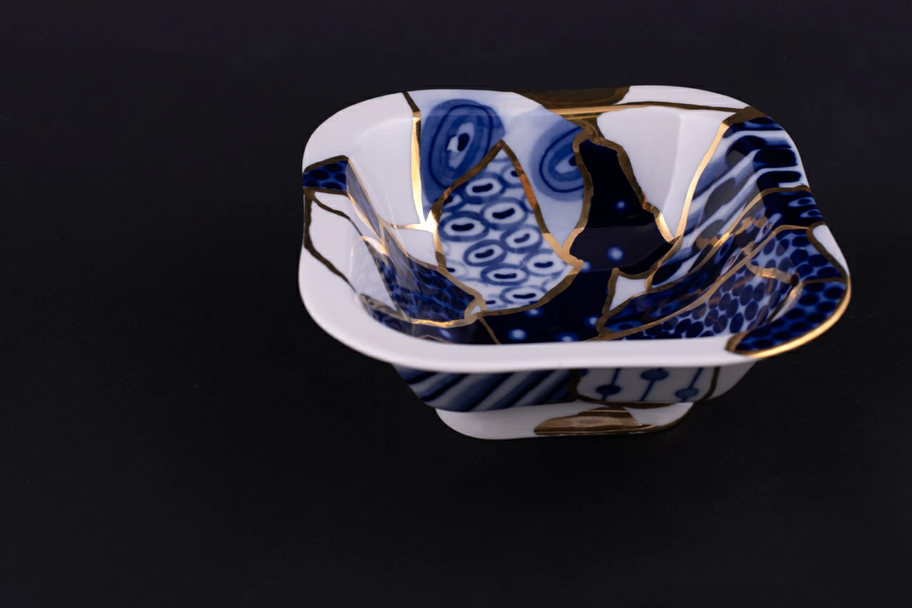 Салатник 700 мл рисунок Байкал, на форме Молодежная арт 60.14037.00.1, 