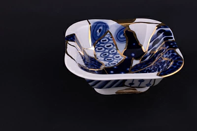 Салатник 700 мл рисунок Байкал, на форме Молодежная арт 60.14037.00.1