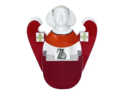 Скульптура форма Ангел рисунок Ангел в красном арт. 82.53695.00.1