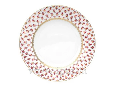 Тарелка 270 мм форма Гладкая рисунок Сетка-Блюз арт. 80.50216.00.1