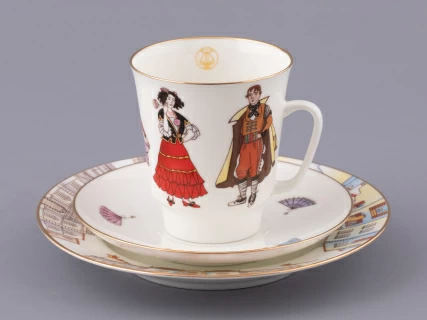 Трехпредметный комплект 165 мл форма Майская рисунок Опера Кармен, арт. 81.33177.00.1, 