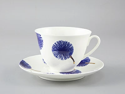 Чашка с блюдцем чайная форма Весенняя рисунок Fresh арт. 81.28728.00.1