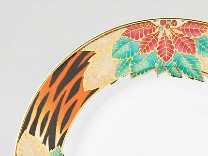 Тарелка мелкая 270 мм форма Европейская-2 рисунок Пуансеттия, арт. 80.38105.00.1