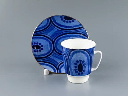 Чашка с блюдцем 165 мл форма Майская рисунок Ethno, арт. 81.27364.00.1