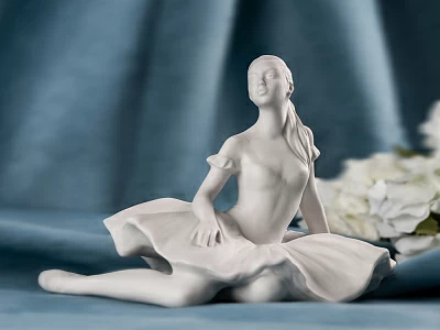 Скульптура В пачке рисунок Белый арт. 82.91161.00.1