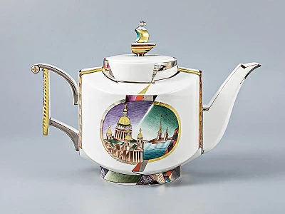 Сервиз чайный Ковчег Ладонь Невы, 2 персоны 8 предметов, арт. 81.20910.00.1