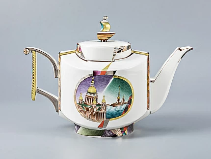 Сервиз чайный Ковчег Ладонь Невы, 2 персоны 8 предметов, арт. 81.20910.00.1 Сервиз чайный Ковчег Ладонь Невы, 2 персоны 8 предметов, арт. 81.20910.00.1