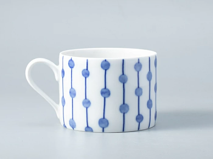 Чашка с блюдцем форма Соло рисунок Реки России. Лена арт. 81.28757.00.1, 