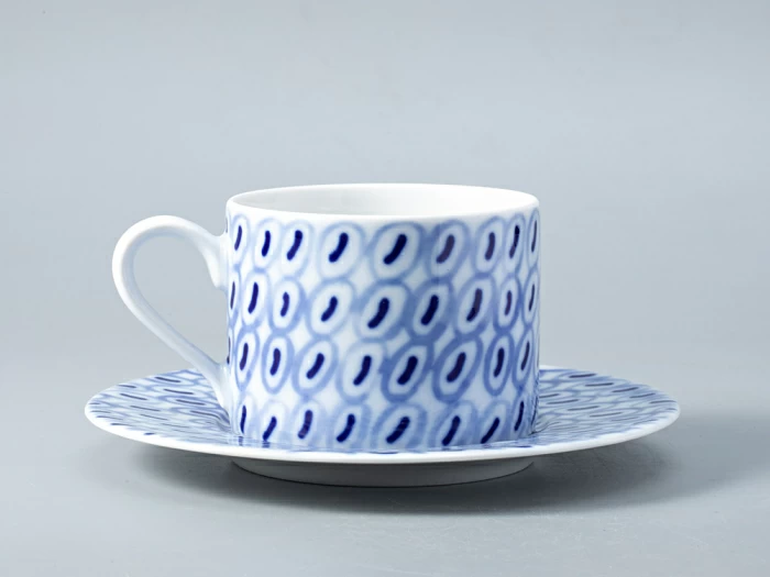 Чашка с блюдцем форма Соло рисунок Реки России. Ангара арт. 81.28755.00.1, 