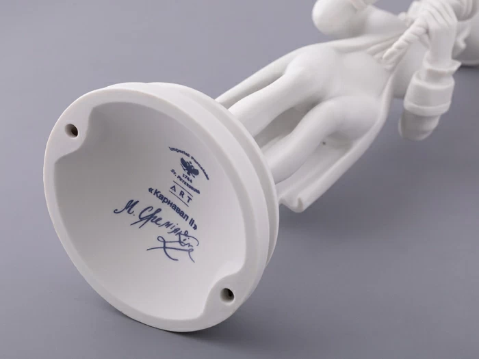 Скульптура в подарочной упаковке, форма Карнавал 2, рисунок Белый, арт. 81.33714.00.1, 