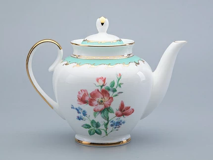 Сервиз чайный форма Весенняя 2 рисунок Улыбка флоры,  6 персон 20 предметов, арт. 81.30750.00.1