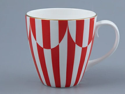 Бокал 470 мл форма Весна рисунок Да и нет Красный арт. 80.44741.00.1