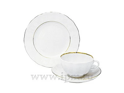 Трехпредметный комплект чайный форма Тюльпан рисунок Белоснежка 250 мл арт. 81.15398.00.1