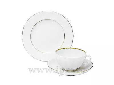 Трехпредметный комплект чайный форма Тюльпан рисунок Белоснежка 250 мл арт. 81.15398.00.1