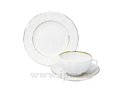 Трехпредметный комплект чайный форма Тюльпан рисунок Белоснежка 250 мл арт. 81.15398.00.1, 