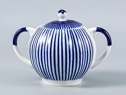 Сервиз чайный форма Тюльпан рисунок Французик, 6 персон 14 предметов, арт. 81.15342.03.1 Сервиз чайный форма Тюльпан рисунок Французик, 6 персон 14 предметов, арт. 81.15342.03.1