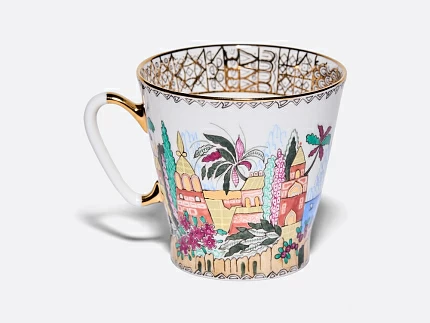 Чашка с блюдцем Черный кофе Голубое озеро арт. 81.15329.00.1