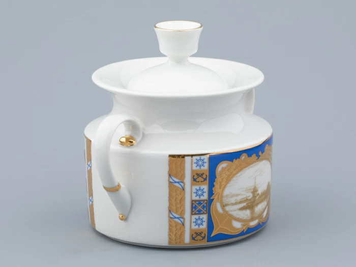 Сервиз чайный на 6 персон 21 предмет, форма Банкетная, рисунок Кронштадт, арт. 81.32240.00.1, 