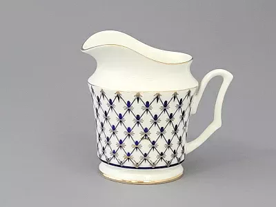 Сливочник 120 мл.,  форма Юлия, рисунок  Кобальтовая сетка арт. 80.66468.00.1