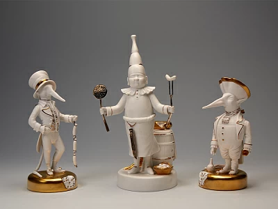 Скульптура Крысенок с сосисками Золотой арт. 82.59782.00.1