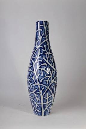 Ваза для цветов Высокая Зимние деревья  арт. 60.08472.00.1 Ваза для цветов Высокая Зимние деревья  арт. 60.08472.00.1