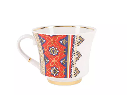 Чашка с блюдцем чайная 220 мл форма Банкетная рисунок Разгуляй арт. 81.28338.00.1