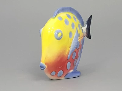 Скульптура форма Рыба-диск рисунок Пятнистая арт. 82.98089.00.1