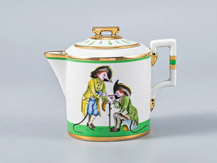 Сервиз чайный Гербовая Крысята-воришки, 6 персон 15 предметов, арт. 81.16925.00.1 Сервиз чайный Гербовая Крысята-воришки, 6 персон 15 предметов, арт. 81.16925.00.1