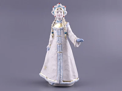 Скульптура Снегурочка-снежинка Девочка Снегурочка арт. 82.39709.00.1