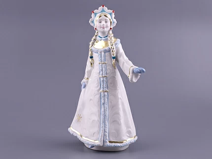 Скульптура Снегурочка-снежинка Девочка Снегурочка арт. 82.39709.00.1