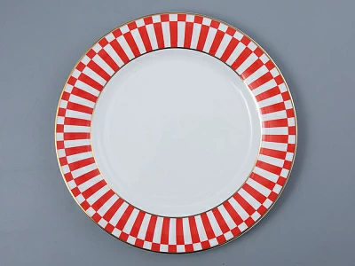 Тарелка плоская 270 мм Стандартная-2 рисунок Да и нет Красный арт. 80.44737.00.1