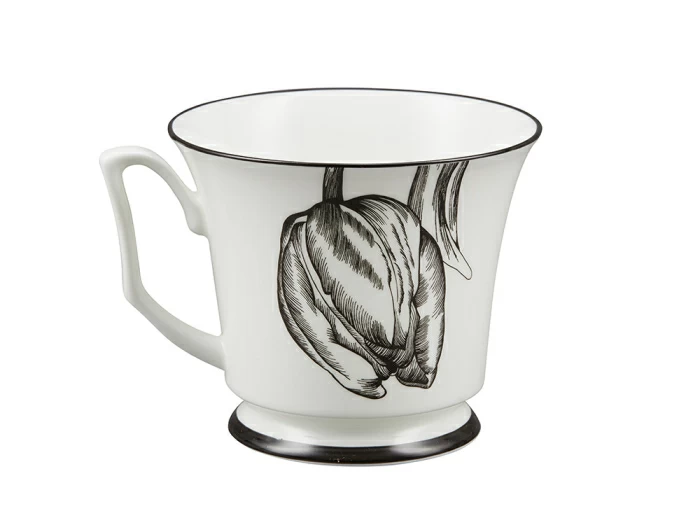 Подарочный набор чашка с блюдцем, форма Юлия рисунок Сысоев Волшебный сад I арт. 81.30912.00.1,  Подарочный набор чашка с блюдцем, форма Юлия рисунок Сысоев Волшебный сад I арт. 81.30912.00.1,