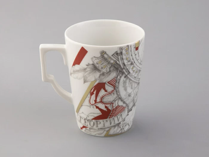 Бокал с блюдцем в подарочной упаковке, форма Гранд, рисунок Маршалы Победы Георгий Жуков, арт. 81.33243.00.1, 