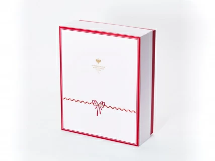 Набор из 2-х бокалов для шампанского 250 мл, в подарочной упаковке, рисунок Календа арт 14.11465.07, 